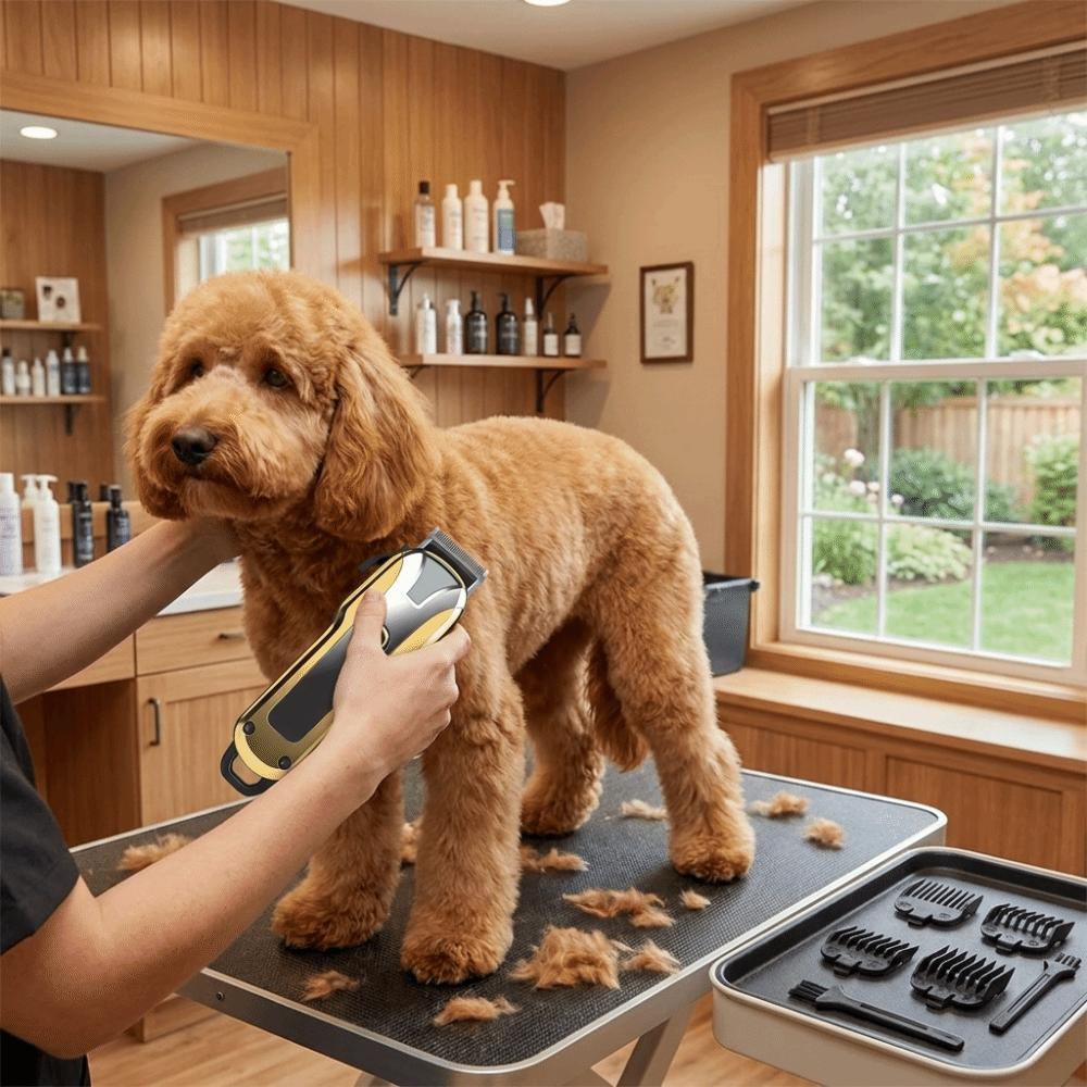 USB Rechargeable Electric Pet Clipper Cordless Dog Hair Clippers Dog Hair Trimmer  Pet Salon