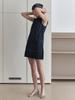 Elssibeui Stitched Pocket Mini Dress_Navy