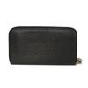 Used 9896 Long Zip Wallet 66A590 7940 Green Two-Tone Zip Around Gancini Black Men's from Japan AUTHENTIC
