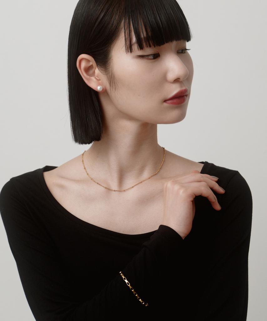 Novice Tokyo Pearl Stud Pierce [Stainless] / Gold