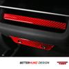For Tesla Model Y Juniper 2026 Model 3 Highland 2026 Carbon Fiber Rear Air Vent Outlet Trim Stickers Car Interior Accessories