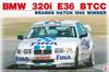 BMW 320i E36 1996 BTCC Browns Hatch vítěz plastový model BX24045 Platz/BEEMAX 1/24