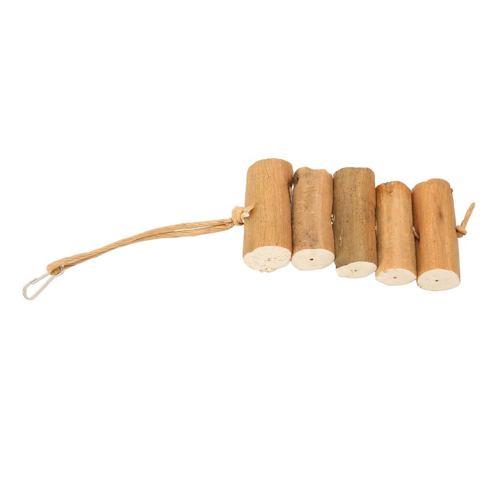 Bird Chew Toys Bite Resistant Teeth Grinding Boredom Relief Sola Log Bird Toys for Parrots Parakeet
