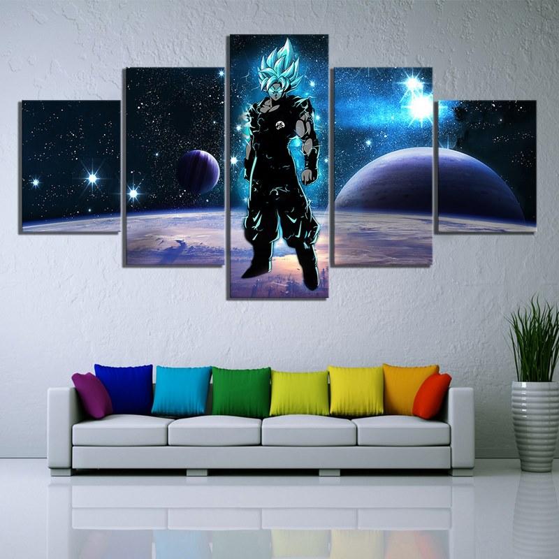 Fără pânză înrămată 5 panouri Anime Gift Son Ultra Modular Artă de perete HD Postere Poze Tablouri Decor Home Decor Living Room Decor