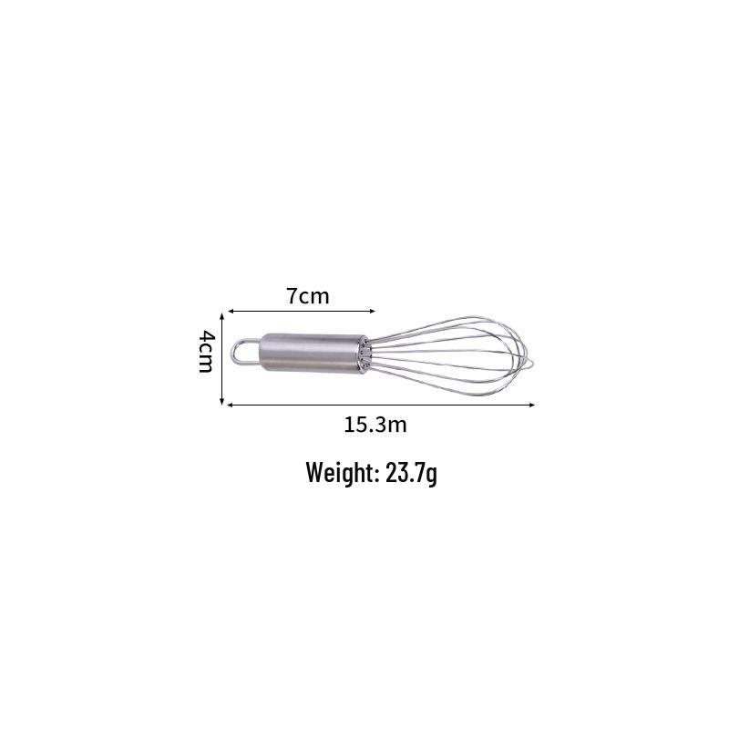 Stainless Steel Mini Egg Beater Whisk for Baking