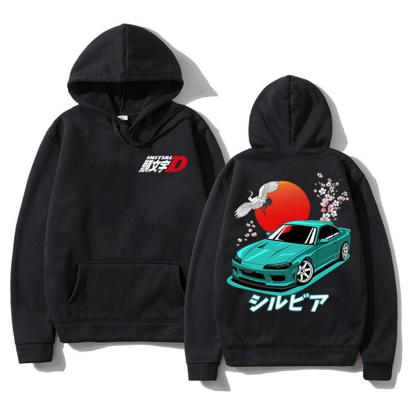 Anime iniziale D Drift felpa con cappuccioHoodie
