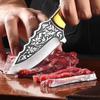 Forged Kitchen Boning Knife Cleaver Butcher Knife Meat Fish Barbecue Cutting Peeling Utility Knife with Sheath Cooking Tools