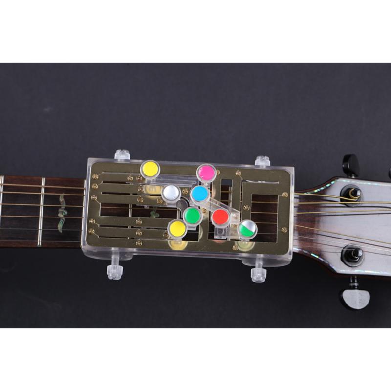Lehrmittel Gitarrenwerkzeug Akustische Gitarre Chord Buddy Gitarren-Lernsystem Lehrmittel-Zubehör