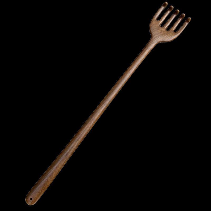 

Golden Sandalwood Extended Massage Back Scratcher, Multi-Functional Back Scratcher for Elderly People Itch Scratch 1 Pack