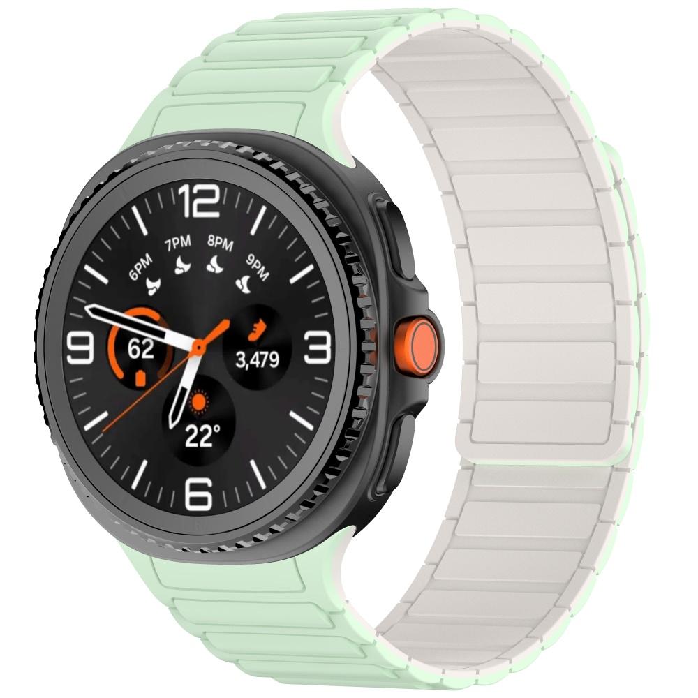Magnetic Silicone Loop Strap for Samsung Galaxy Watch 8/8 Classic Sports Replacement Bracelet 46mm 40mm 44mm No Gaps WatchBand