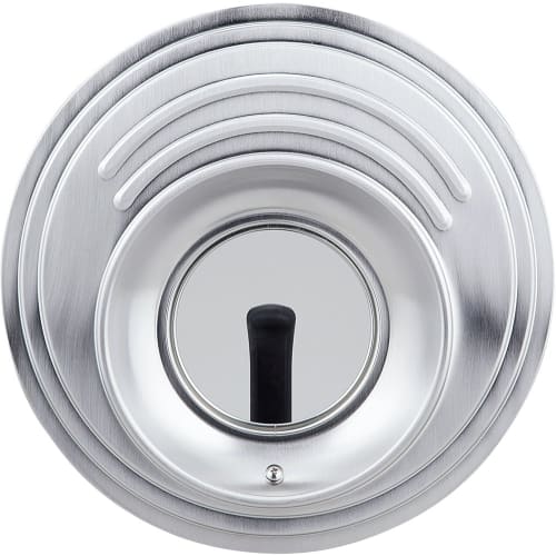 Shimomura Kihan Frying Pan Lid with Window [Made in Japan] Fits 18-26cm Frying Pans, Includes Stand, See-Through, Stainless Steel, Rust-Resistant, Tsu