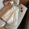 Ballet-Inspired High Waist A-Line Lace Chiffon Skirt for Women