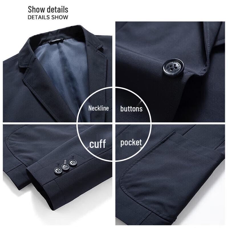 Septwolves Men's Casual Suit Jacket