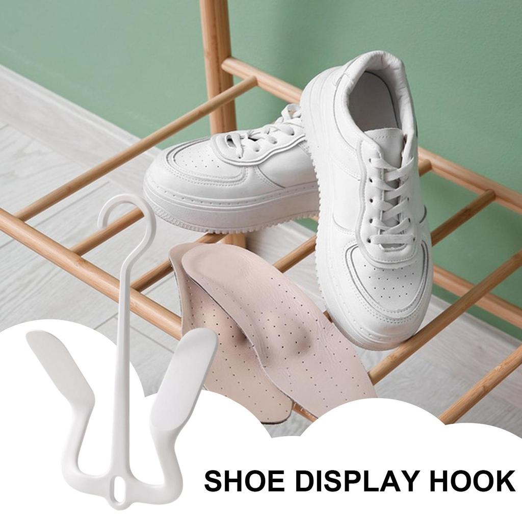 Shoe Drying Rack Double Hooks Sandal Organizer Shower Sandal Drying Rack For Balcony Home Camping Travel Hotel Patio Apartment