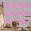 Purple and gray glitter wallpaper for living room and bedroom 50x1000