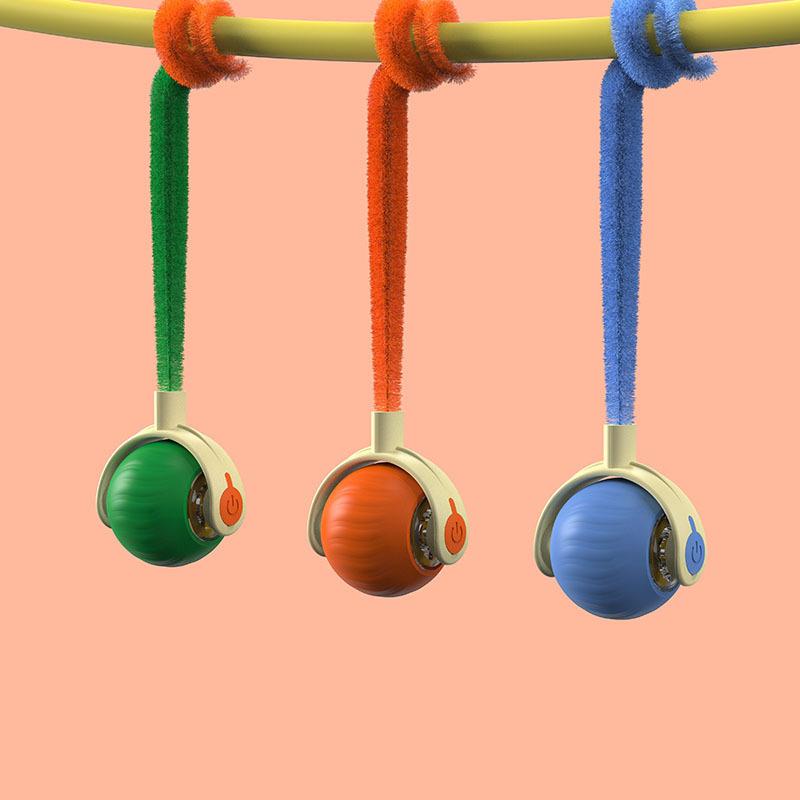 Cat Interactive Ball Toys Bite Resistant Automatic Cat Teasing Ball Rolling Ball Smart Pet Electric Toy Dog Cat Training