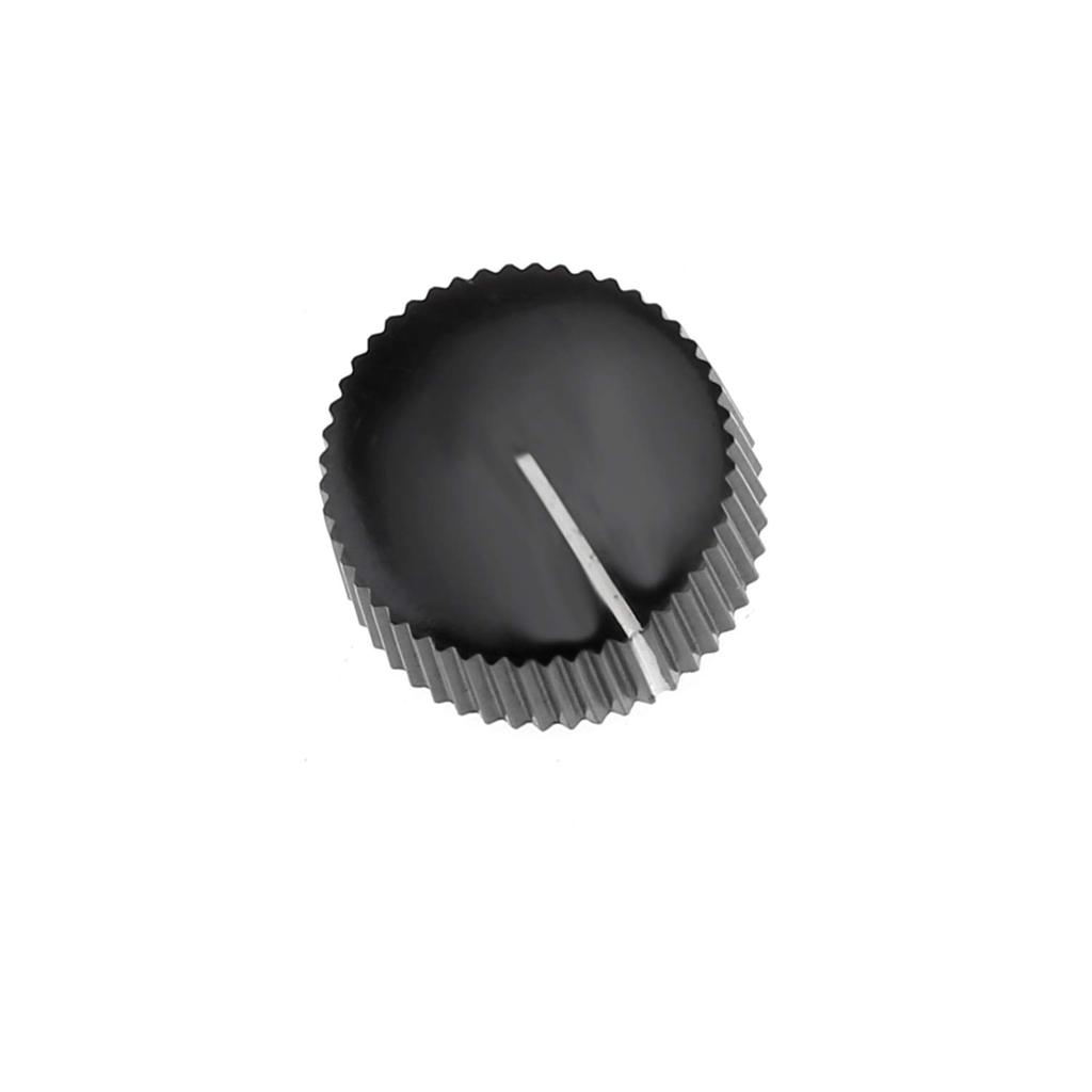Musiclily Pro Plastic Feneder Amplifier Knobs for CTS Solid Shaft Control Black of Pots, (Set 6)