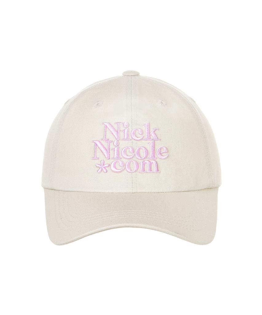 Nigaennikol Nn Dotcom Signature Ball Cap_Beige Pink
