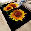 Sunflower Print Kitchen Mat Rug Set Doormat Carpet Non-Slip for Farmhouse Hallway Home Office Sink Laundry Room Floor Decor