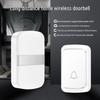 Battery-Powered Wireless Doorbell: No Plug-In, Waterproof, Long-Range Smart Call Button for Homes & Elderly Users