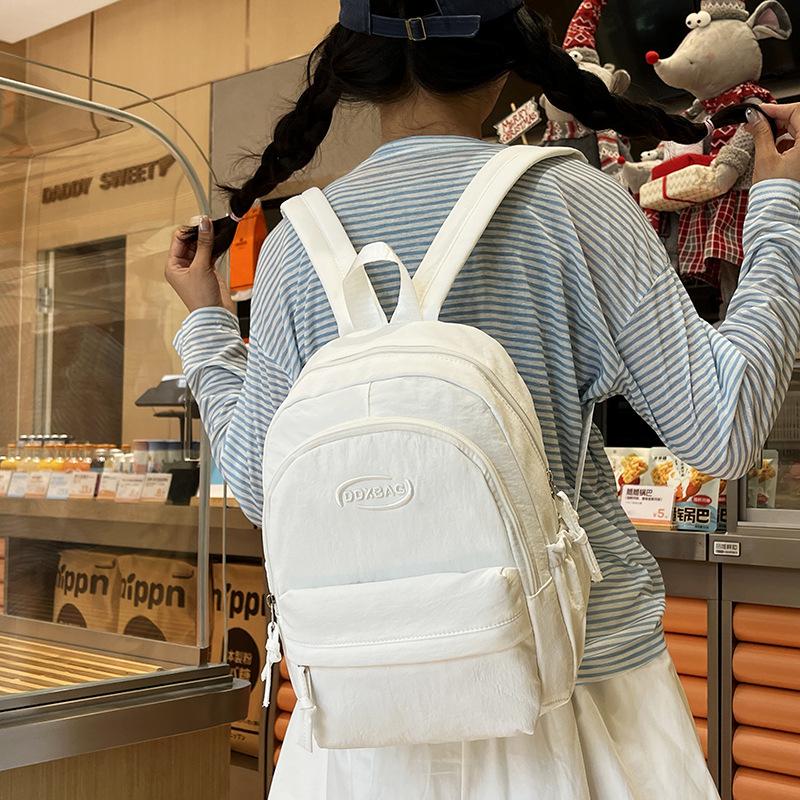 Schoolbag Backpack 1011 New Fashion Student School Bag Japanese ins Simple Korean Version Junior High School Student College Backpack