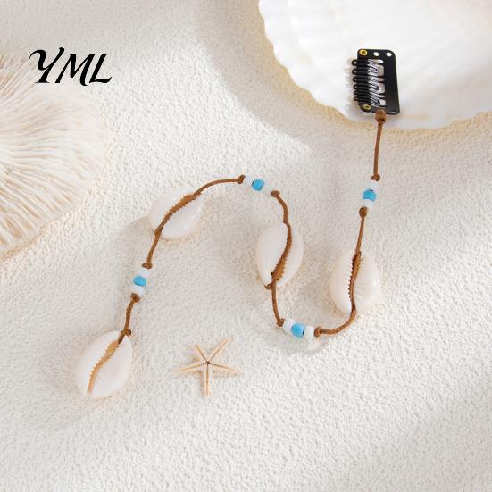 Sea Shell Hair Decorations for Photoshoots Seashell Charms Braids And Dreadlocks, Boho Beach Accessories Bohemian Jewelry Music Festivals Women Girls,