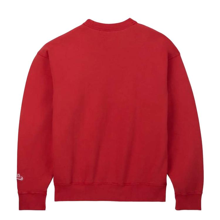 Nike X Nigo Collaboration FW24 Crew Neck Letter Casual Long Sleeve Sweatshirt Men sweatshirt Red FV5942-687