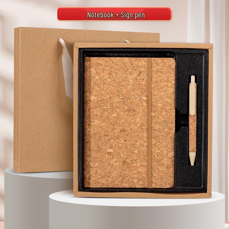 Eco-Friendly Business Gift Set with Custom Logo Notebook for Clients and Employees