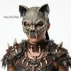 Maschera Animale in Schiuma PU Teschio Gatto di Halloween per Mardi Gras e Carnevale
