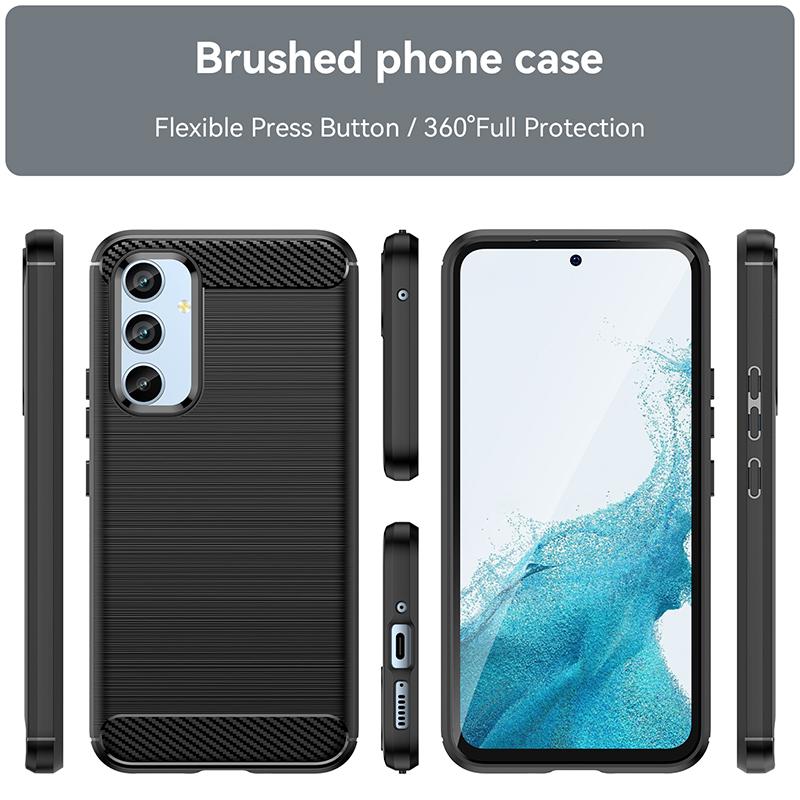 Carbon Fiber Matte Phone Case For LG K12 Plus K40 K40S K41S K42 K50 K50S K51 K51S K52 K61 K62 K71 Luxury Soft Shockproof Case