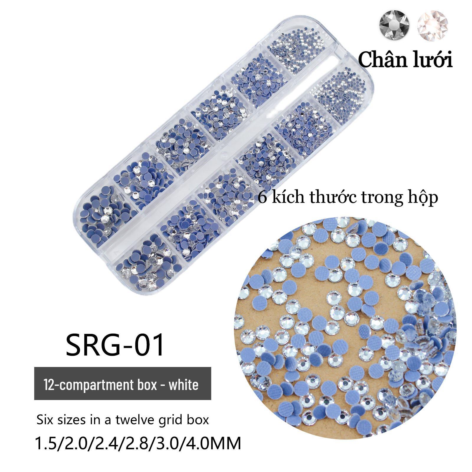 

Трансграничные 12-ячеечные украшения для нейл-арта из страз - цвет AB и желтый кристалл