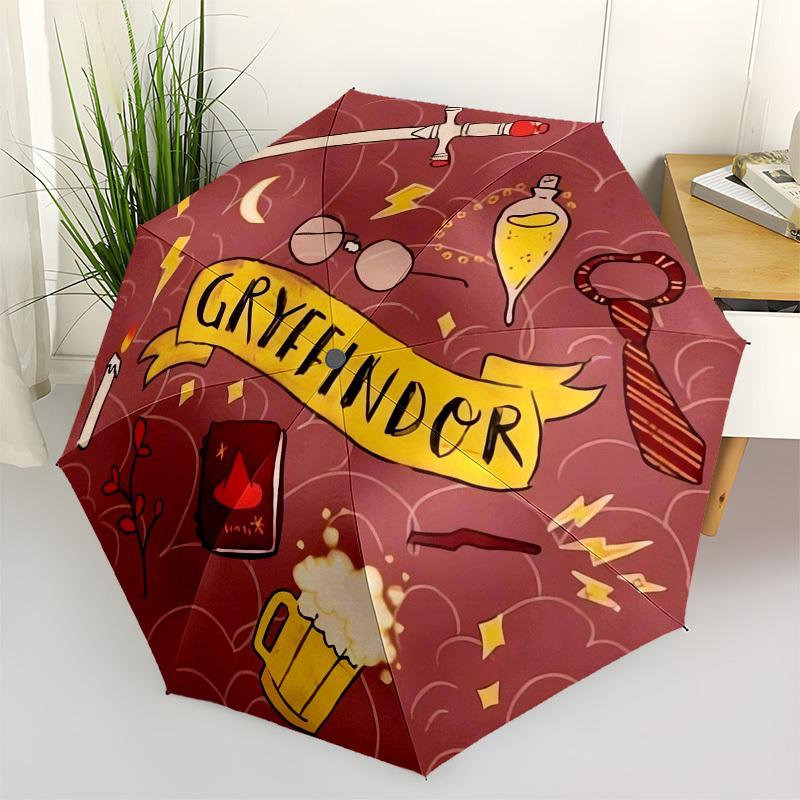 

1pc Gryffindor House Crest Umbrella with Plastic Handle,Cartoon Pattern,Suitable for All Seasons Multi-functional Umbrella537