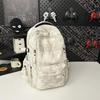Schoolbag new schoolbag Korean version ins tooling style trend couple backpack large capacity middle and high school students air cushion backpack