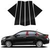 6pcs/set Car Pillar Posts Door Window Trim Stickers for Kia Pegas/Soluto 2017 2018 2019 2020 2021 2022 Auto Decorations Accessories