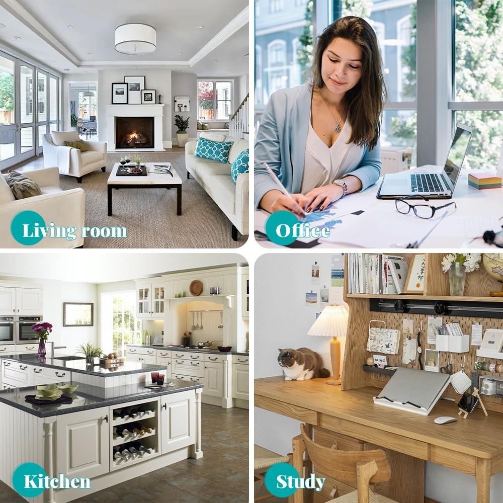 Multi-Function Conversion Plug Extension Tower Socket with USB+Type C Surge Protector Multi Plug Extension Cord Power Strip