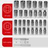 32 Piece Damaged Nut And Bolt Extractors Set Heat Treated Alloy Steel Construction Double Drives Compatibility 29 Size For Automotive Machinery