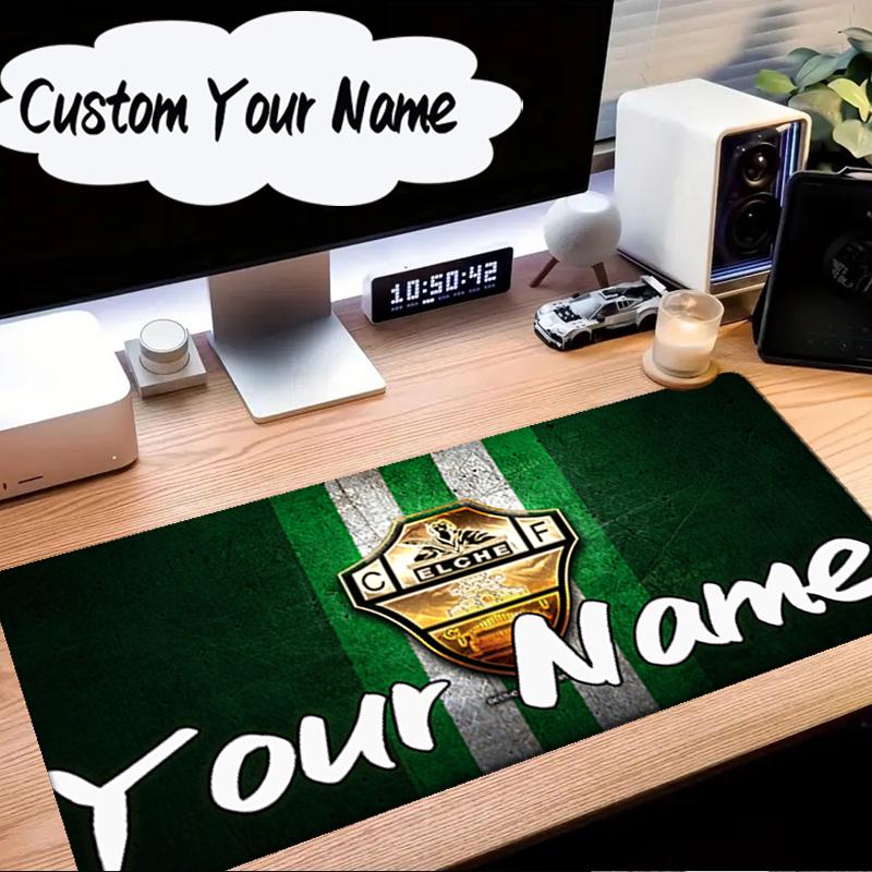 Custom Name Mouse pad Elche Symbol Mouse Pad Desk Mat, Non-Slip Rubber Backer Pad For Computer Notebook Gaming Mouse Pad Birthday Gift