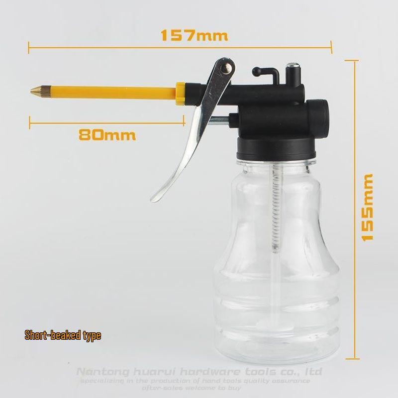 High-Pressure Transparent Oil Injector with Long Nozzle for Small Engines Short Nozzle, 1 Piece