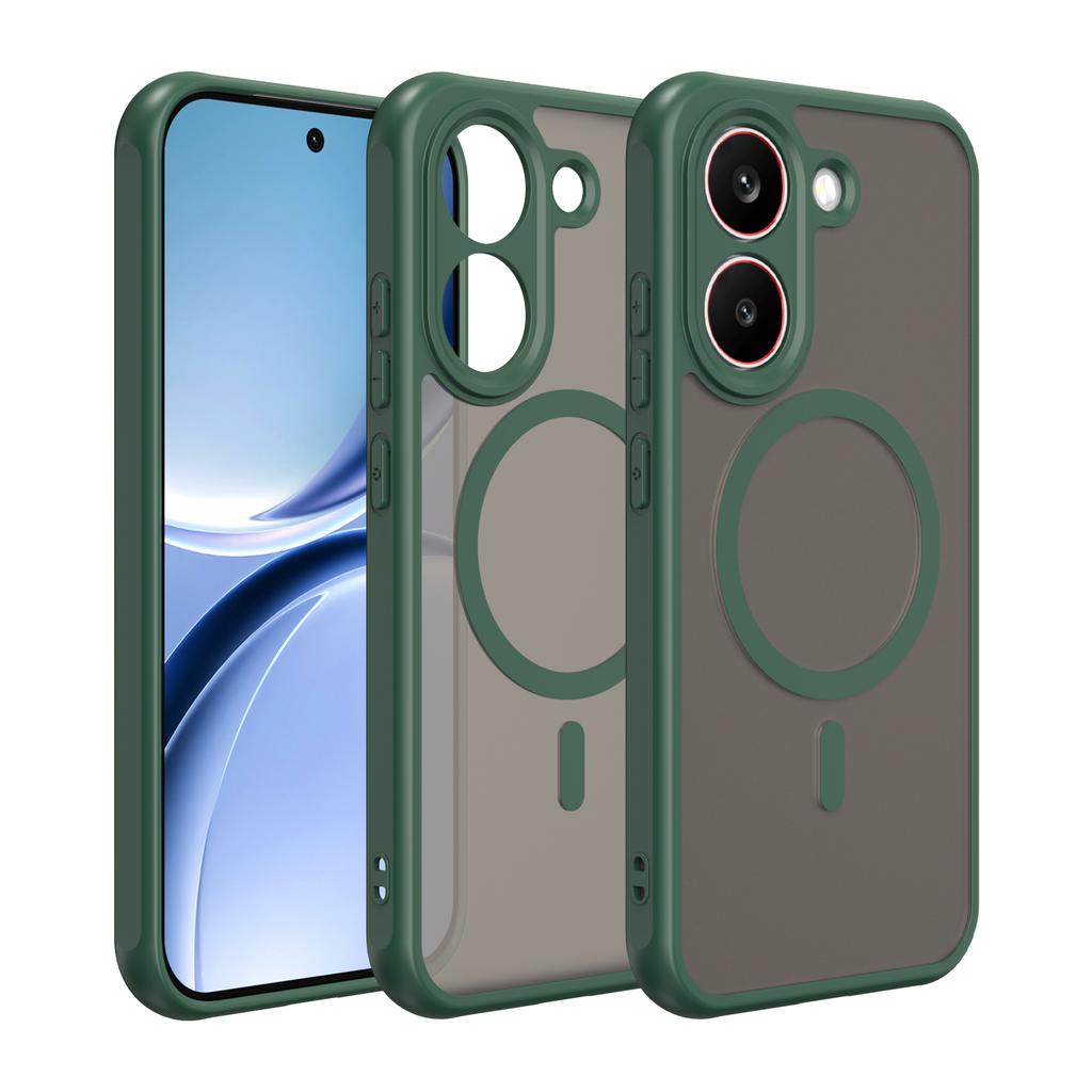 For Magsafe Case For Poco X8 Pro Max M8 Pro Coque Matte Translucent Magnetic Shockproof Cover For Redmi Note15 Pro Plus