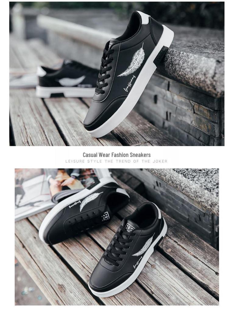 Herren Trendige Lässige Skateschuhe Herbst 2025: Verschleißfeste weiße Sneaker für täglichen Sport und Studentengebrauch