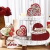 Versatile Heart Shape Decorations Holiday Decoration Centerpiece Accent Wooden Heart Decor Heart Shape Solid Wood 100 Solid Wood