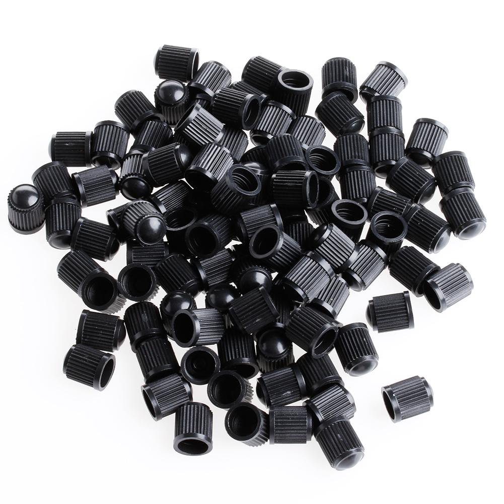 New 100x Plastic Auto Car Bike Motorcycle Truck wheel Tire for Valve Stem Caps B