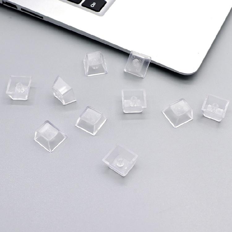 Original Height Keycaps Matte Frosteds Texture NonEngraved Transparents Keycaps Mechanical Keyboards Replacement Parts