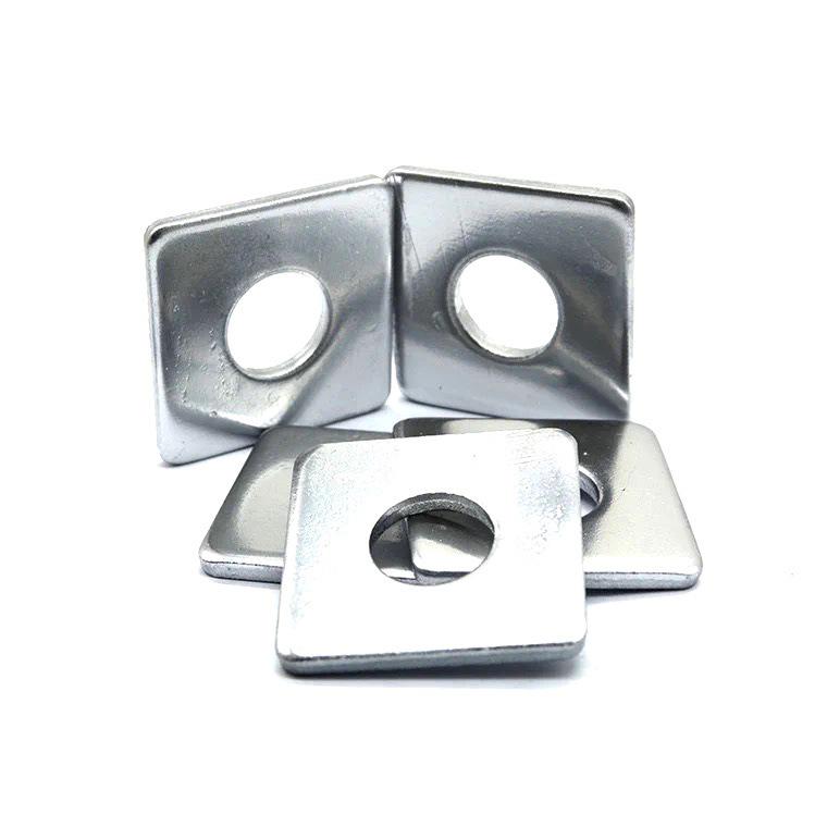 Heavy-Duty Galvanized Square Iron Washer for Curtain Wall 20/25/30/40/50