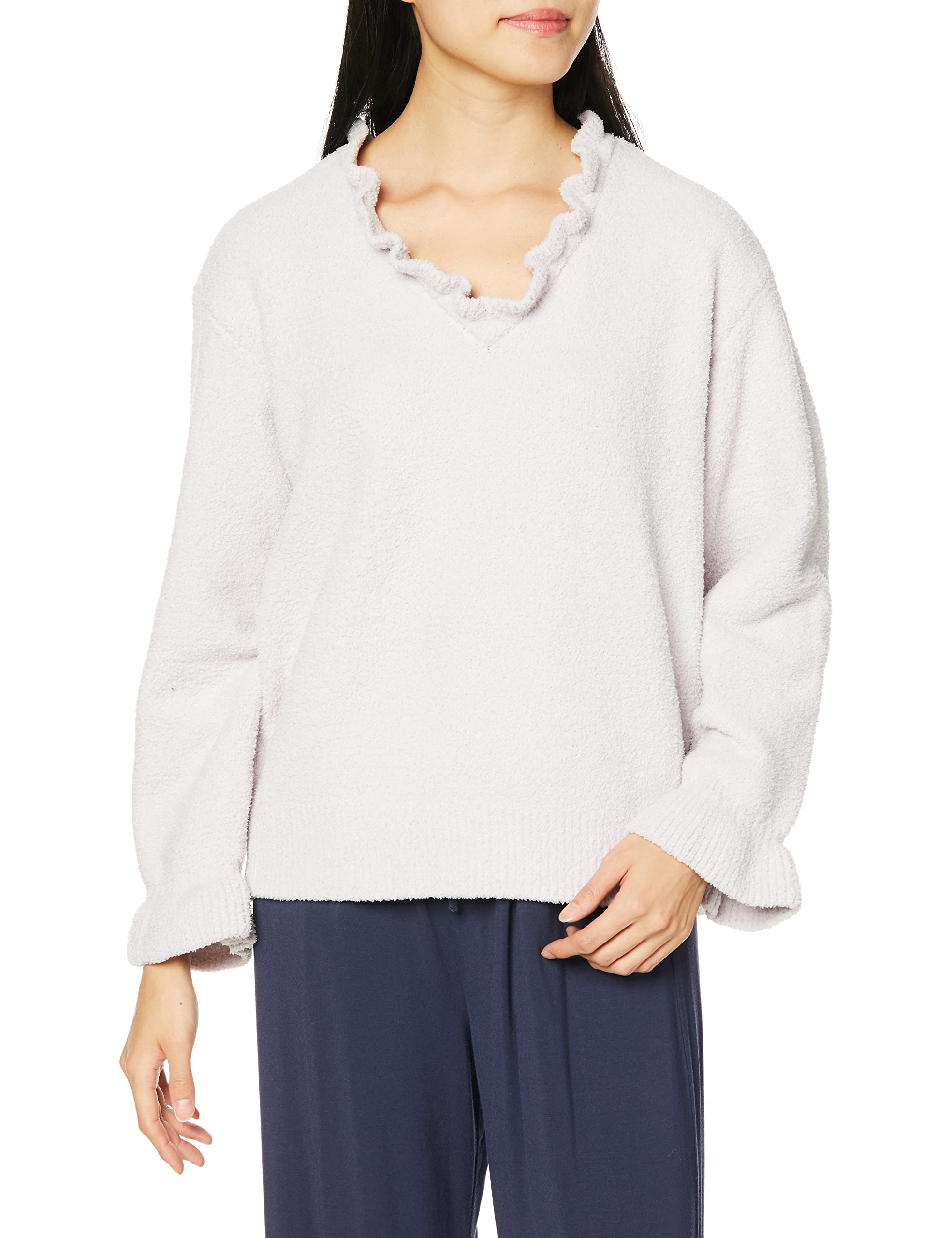 

Трикотажный пуловер с воланом «Лурдес» [Snidel Home] [Ив Харука]