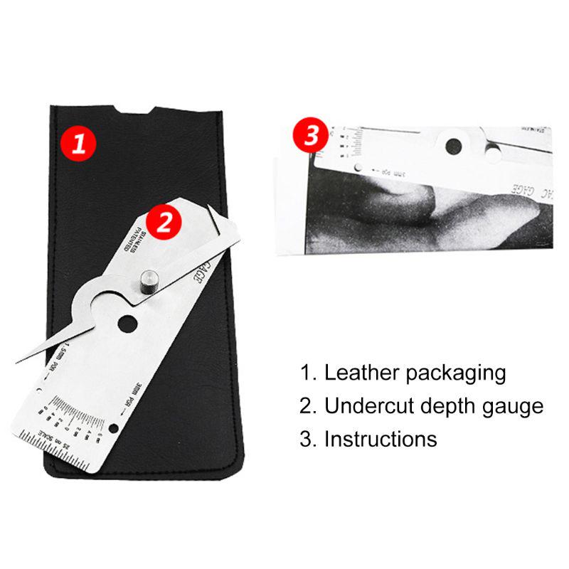 Metric Imperial Welding Gauge Biting Edge Undercut Inspection Height Depth Weld for Woodworking Home Decoration