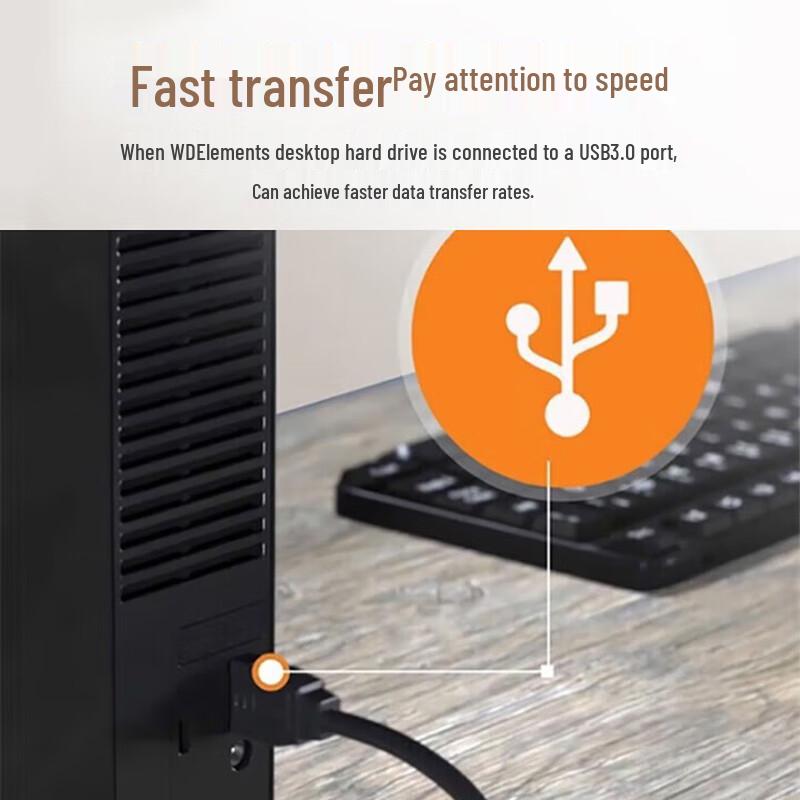 WD Elements Desktop 3.5-inch External Hard Drive