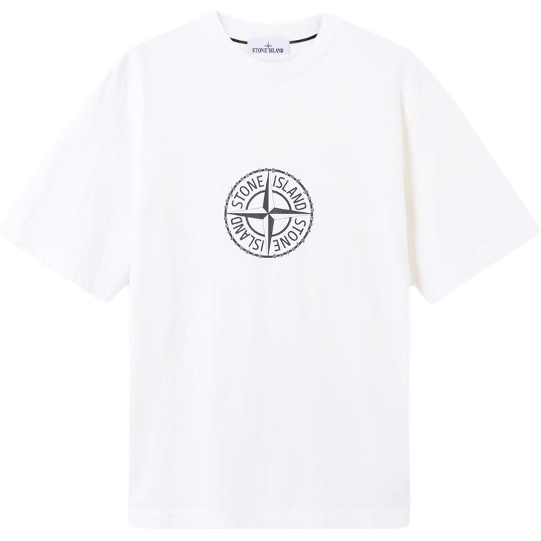 Stone Island Printed Pattern Crew Neck Short Sleeve T-Shirt Men tops L1S152100001S0362V0001 L