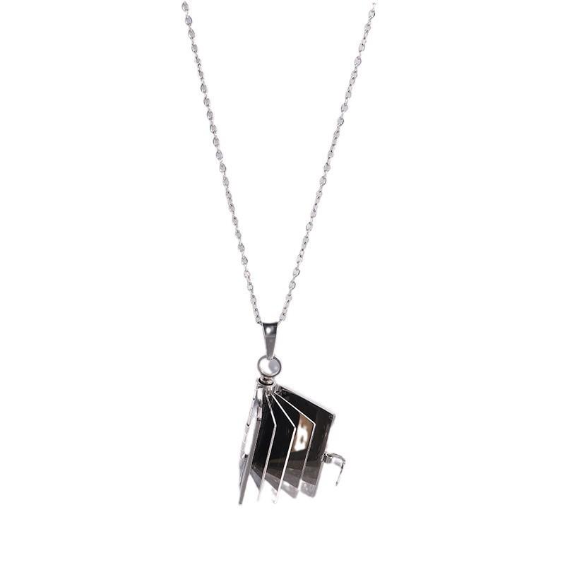 Titanium Steel Love Letter Pendant Necklace for Couples - Clavicle Chain for Girls.