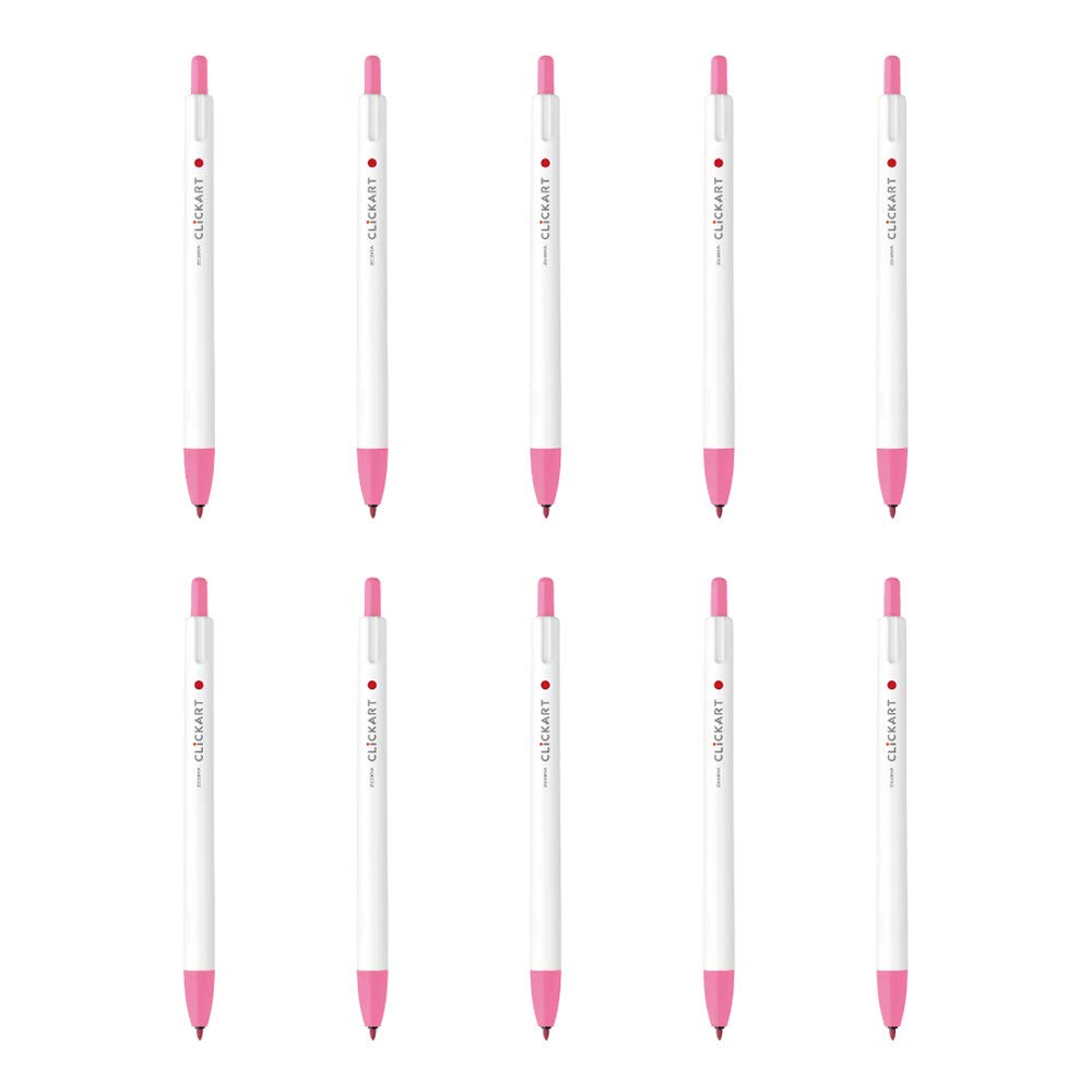 

Zebra Clickart 10 Water-Based Pen, Pink, Pens, B-WYSS22-P розовый